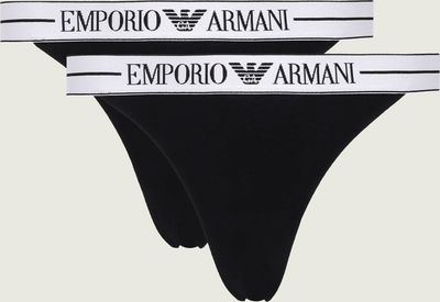 Majtki damskie Emporio Armani ze sklepu: Gomez Fashion Store w kategorii: Majtki damskie - zdjęcie 874714-BD9-10338_EB255W000016S26