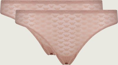 Majtki damskie koronkowe Emporio Armani ze sklepu: Gomez Fashion Store w kategorii: Majtki damskie - zdjęcie 874714-BD9-10338_EB255W000017S25