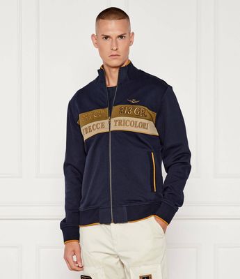 Bluza męska na wiosnę na zimę Aeronautica Militare ze sklepu: Gomez Fashion Store w kategorii: Bluzy męskie - zdjęcie 874714-BD9-10338_AM254M000004387