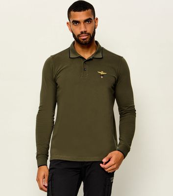 T-shirt męski casual Aeronautica Militare ze sklepu: Gomez Fashion Store w kategorii: T-shirty męskie - zdjęcie 874714-BD9-10338_AM254M000005020