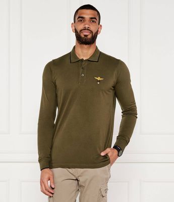 T-shirt męski casual Aeronautica Militare ze sklepu: Gomez Fashion Store w kategorii: T-shirty męskie - zdjęcie 874714-BD9-10338_AM254M000005020