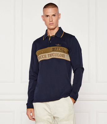 T-shirt męski na wiosnę Aeronautica Militare ze sklepu: Gomez Fashion Store w kategorii: T-shirty męskie - zdjęcie 874714-BD9-10338_AM254M000006387