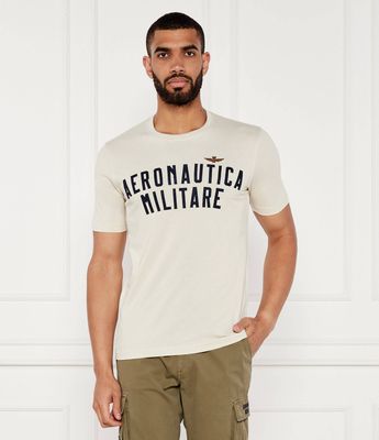 T-shirt męski młodzieżowy Aeronautica Militare ze sklepu: Gomez Fashion Store w kategorii: T-shirty męskie - zdjęcie 874714-BD9-10338_AM254M000009137