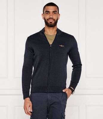 Aeronautica Militare - Sweter męski na wiosnę ze sklepu: Gomez Fashion Store w kategorii: Swetry męskie - zdjęcie 874714-BD9-10338_AM254M000016001