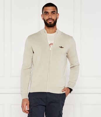Sweter męski Aeronautica Militare ze sklepu: Gomez Fashion Store w kategorii: Swetry męskie - zdjęcie 874714-BD9-10338_AM254M000016369