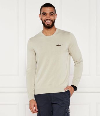 Sweter męski na zimę Aeronautica Militare ze sklepu: Gomez Fashion Store w kategorii: Swetry męskie - zdjęcie 874714-BD9-10338_AM254M000017369