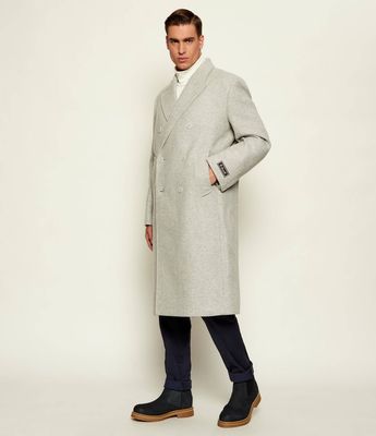 Płaszcz męski elegancki Lacoste ze sklepu: Gomez Fashion Store w kategorii: Płaszcze męskie - zdjęcie 874714-BD9-10338_LA255M000015B58