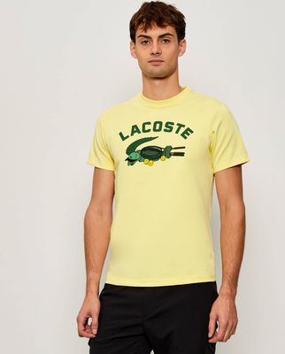 T-shirt męski wiosenny Lacoste ze sklepu: Gomez Fashion Store w kategorii: T-shirty męskie - zdjęcie 874714-BD9-10338_LA255M000061701