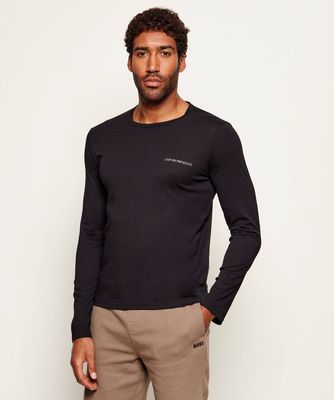 T-shirt męski na wiosnę casual Emporio Armani ze sklepu: Gomez Fashion Store w kategorii: T-shirty męskie - zdjęcie 874714-BD9-10338_EA255M000106M13