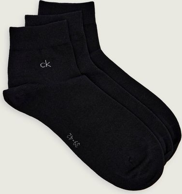 Calvin Klein - Skarpetki damskie gładkie ze sklepu: Gomez Fashion Store w kategorii: Skarpetki damskie - zdjęcie 874714-BD9-10338_CK255M000218001