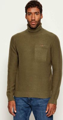 Aeronautica Militare - Sweter męski ze sklepu: Gomez Fashion Store w kategorii: Swetry męskie - zdjęcie 874714-BD9-10338_AM255M000004381