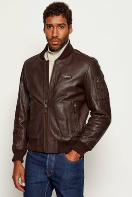 Aeronautica Militare - Kurtka męska na wiosnę na jesień ze sklepu: Gomez Fashion Store w kategorii: Kurtki męskie - zdjęcie 874714-BD9-10338_AM255M000006035