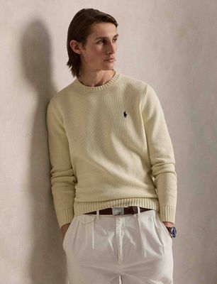 Sweter męski casual Polo Ralph Lauren ze sklepu: Gomez Fashion Store w kategorii: Swetry męskie - zdjęcie 874714-BD9-10338_PR255M00002322P