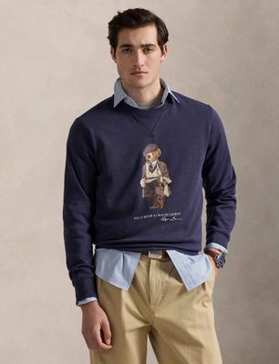 Bluza męska młodzieżowa na jesień Polo Ralph Lauren ze sklepu: Gomez Fashion Store w kategorii: Bluzy męskie - zdjęcie 874714-BD9-10338_PR255M00006051P