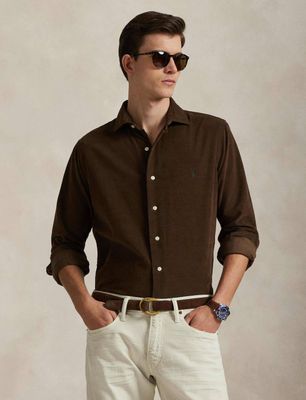 Koszula męska jesienna casual Polo Ralph Lauren ze sklepu: Gomez Fashion Store w kategorii: Koszule męskie - zdjęcie 874714-BD9-10338_PR255M000123ERZ