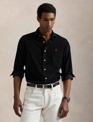 Koszula męska z klasycznym kołnierzykiem casualowa Polo Ralph Lauren ze sklepu: Gomez Fashion Store w kategorii: Koszule męskie - zdjęcie 874714-BD9-10338_PR255M000125K82