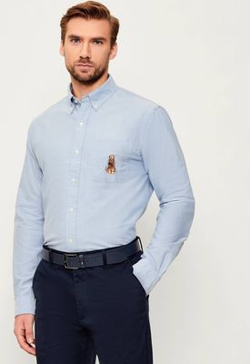 Koszula męska elegancka na wiosnę Polo Ralph Lauren ze sklepu: Gomez Fashion Store w kategorii: Koszule męskie - zdjęcie 874714-BD9-10338_PR255M00012788P