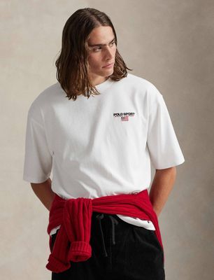 T-shirt męski casual Polo Ralph Lauren ze sklepu: Gomez Fashion Store w kategorii: T-shirty męskie - zdjęcie 874714-BD9-10338_PR255M000132G19