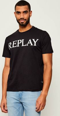T-shirt męski na wiosnę Replay ze sklepu: Gomez Fashion Store w kategorii: T-shirty męskie - zdjęcie 874714-BD9-10338_RY255M000006098