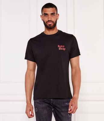Replay - T-shirt męski na wiosnę ze sklepu: Gomez Fashion Store w kategorii: T-shirty męskie - zdjęcie 874714-BD9-10338_RY255M000014098