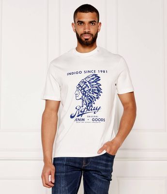 T-shirt męski wiosenny Replay ze sklepu: Gomez Fashion Store w kategorii: T-shirty męskie - zdjęcie 874714-BD9-10338_RY255M000026082