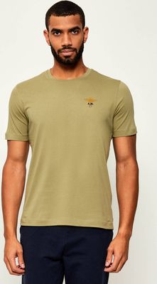 T-shirt męski casual Aeronautica Militare ze sklepu: Gomez Fashion Store w kategorii: T-shirty męskie - zdjęcie 874714-BD9-10338_AM255M000007021