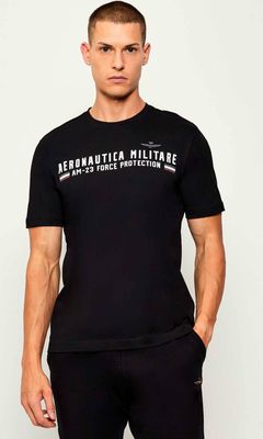 T-shirt męski młodzieżowy na wiosnę Aeronautica Militare ze sklepu: Gomez Fashion Store w kategorii: T-shirty męskie - zdjęcie 874714-BD9-10338_AM255M000008004