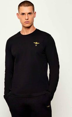 T-shirt męski wiosenny Aeronautica Militare ze sklepu: Gomez Fashion Store w kategorii: T-shirty męskie - zdjęcie 874714-BD9-10338_AM255M000009004