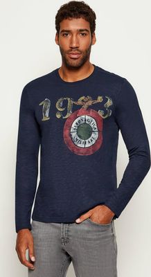 T-shirt męski jesienny Aeronautica Militare ze sklepu: Gomez Fashion Store w kategorii: T-shirty męskie - zdjęcie 874714-BD9-10338_AM255M000017001