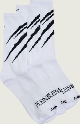 Skarpetki damskie sportowe Plein Sport ze sklepu: Gomez Fashion Store w kategorii: Skarpetki damskie - zdjęcie 874714-BD9-10338_PS255M000011101