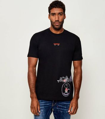T-shirt męski na wiosnę Iceberg ze sklepu: Gomez Fashion Store w kategorii: T-shirty męskie - zdjęcie 874714-BD9-10338_II255M000032900