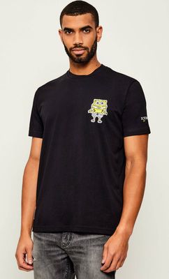 T-shirt męski młodzieżowy Iceberg ze sklepu: Gomez Fashion Store w kategorii: T-shirty męskie - zdjęcie 874714-BD9-10338_II255M000033900