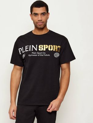 T-shirt męski młodzieżowy Plein Sport ze sklepu: Gomez Fashion Store w kategorii: T-shirty męskie - zdjęcie 874714-BD9-10338_PS255M000026814