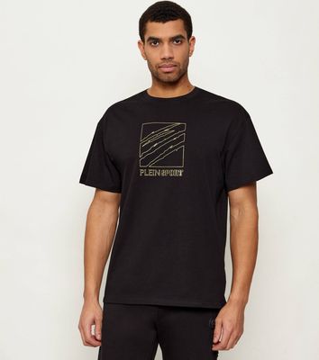 T-shirt męski Plein Sport ze sklepu: Gomez Fashion Store w kategorii: T-shirty męskie - zdjęcie 874714-BD9-10338_PS255M000028814