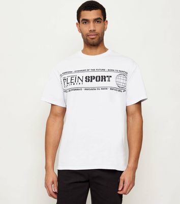 T-shirt męski młodzieżowy Plein Sport ze sklepu: Gomez Fashion Store w kategorii: T-shirty męskie - zdjęcie 874714-BD9-10338_PS255M000030101