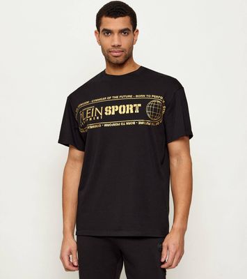 T-shirt męski na wiosnę Plein Sport ze sklepu: Gomez Fashion Store w kategorii: T-shirty męskie - zdjęcie 874714-BD9-10338_PS255M000030814