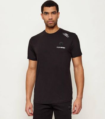 T-shirt męski na wiosnę casual Plein Sport ze sklepu: Gomez Fashion Store w kategorii: T-shirty męskie - zdjęcie 874714-BD9-10338_PS255M000042102