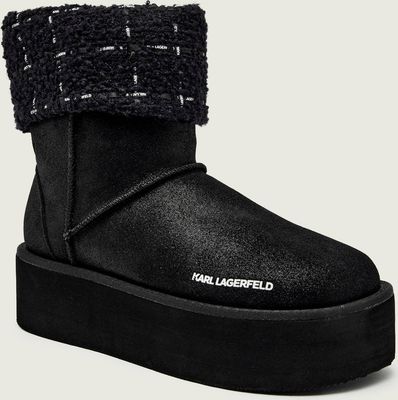 Śniegowce damskie zimowe Karl Lagerfeld ze sklepu: Gomez Fashion Store w kategorii: Śniegowce damskie - zdjęcie 874714-BD9-10338_KL255W000042897