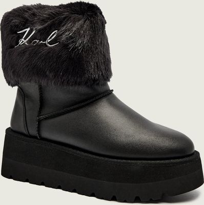 Śniegowce damskie na zimę Karl Lagerfeld ze sklepu: Gomez Fashion Store w kategorii: Śniegowce damskie - zdjęcie 874714-BD9-10338_KL255W000046003