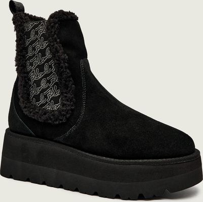 Śniegowce damskie na zimę Karl Lagerfeld ze sklepu: Gomez Fashion Store w kategorii: Śniegowce damskie - zdjęcie 874714-BD9-10338_KL255W000048501