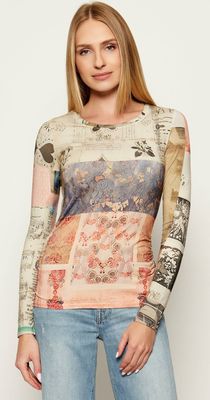 Desigual - Bluzka damska casualowa ze sklepu: Gomez Fashion Store w kategorii: Bluzki damskie - zdjęcie 874714-BD9-10338_DU255W000092919
