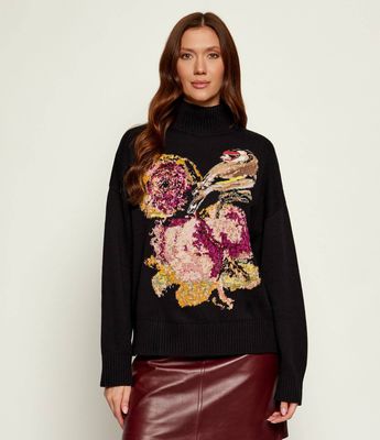 Sweter damski casual na zimę Desigual ze sklepu: Gomez Fashion Store w kategorii: Swetry damskie - zdjęcie 874714-BD9-10338_DU255W000103002