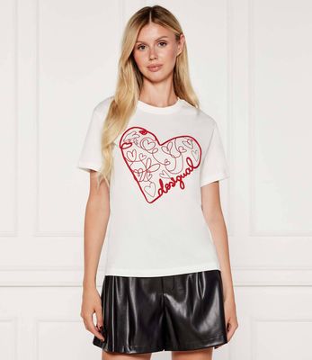 Bluzka damska na wiosnę Desigual ze sklepu: Gomez Fashion Store w kategorii: Bluzki damskie - zdjęcie 874714-BD9-10338_DU255W000089065