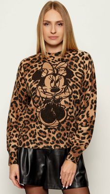 Sweter damski zimowy casual Desigual ze sklepu: Gomez Fashion Store w kategorii: Swetry damskie - zdjęcie 874714-BD9-10338_DU255W000074043