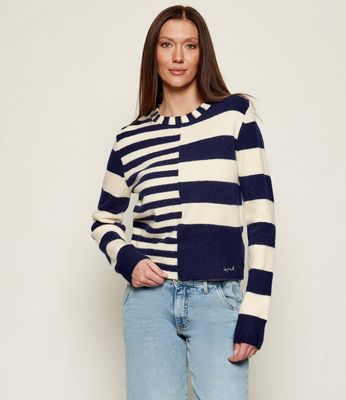 Desigual - Sweter damski casual ze sklepu: Gomez Fashion Store w kategorii: Swetry damskie - zdjęcie 874714-BD9-10338_DU255W000077006