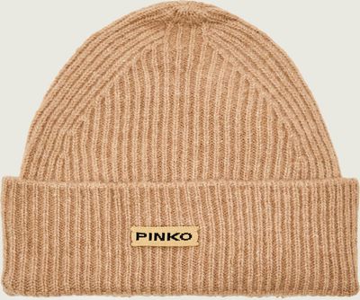Czapka zimowa damska Pinko ze sklepu: Gomez Fashion Store w kategorii: Czapki zimowe damskie - zdjęcie 874714-BD9-10338_PI255W000012544