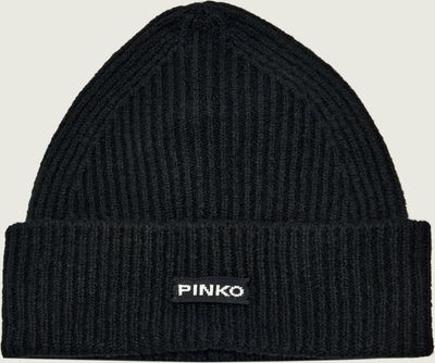 Pinko - Czapka zimowa damska ze sklepu: Gomez Fashion Store w kategorii: Czapki zimowe damskie - zdjęcie 874714-BD9-10338_PI255W000012099