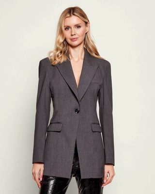 Pinko - Marynarka elegancki ze sklepu: Gomez Fashion Store w kategorii: Marynarki damskie - zdjęcie 874714-BD9-10338_PI255W000063990