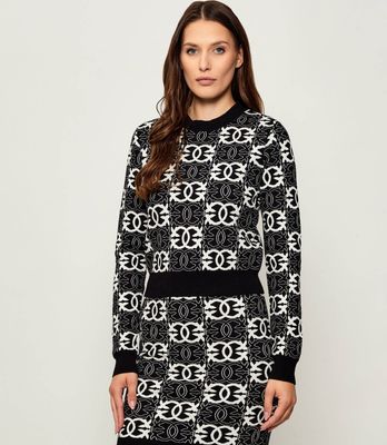 Sweter damski Pinko ze sklepu: Gomez Fashion Store w kategorii: Swetry damskie - zdjęcie 874714-BD9-10338_PI255W000080262