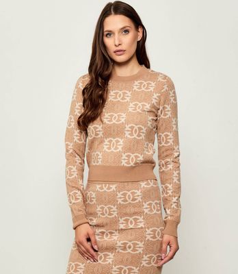 Sweter damski casualowy Pinko ze sklepu: Gomez Fashion Store w kategorii: Swetry damskie - zdjęcie 874714-BD9-10338_PI255W000080D91